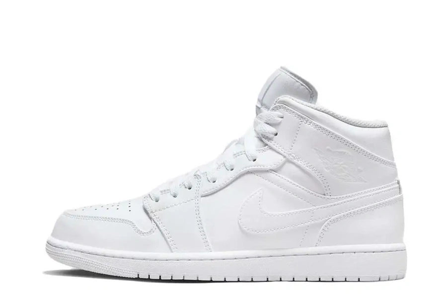 Air Jordan 1 Mid Triple White