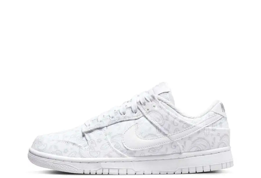 Dunk Low White Paisley