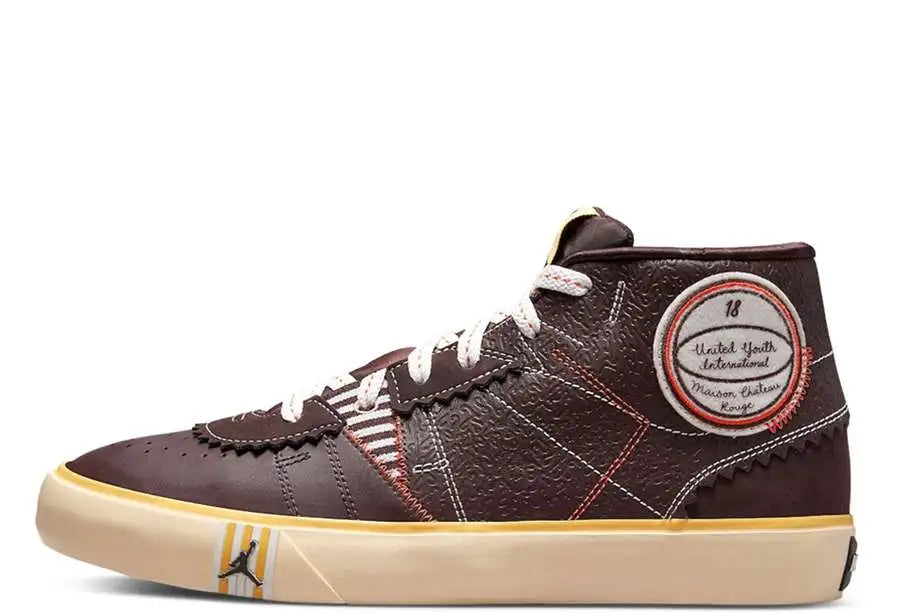 Air Jordan Series Mid Maison Chateau Rouge Brown