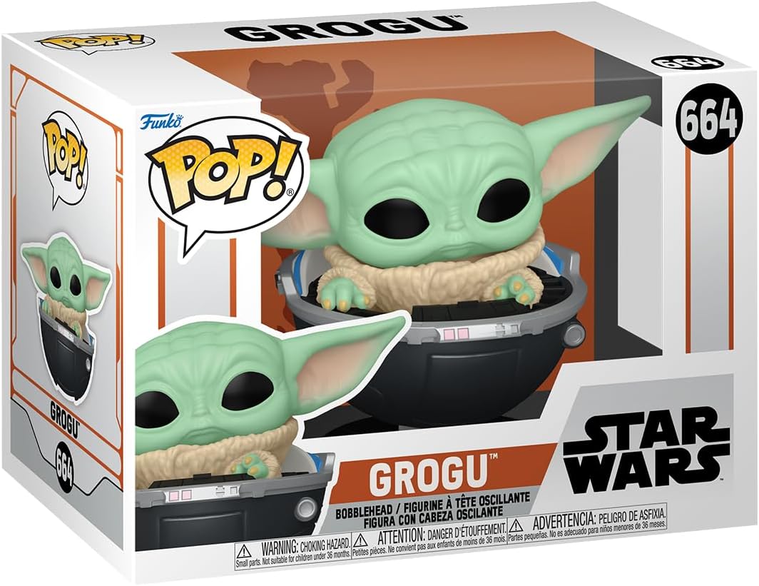 Funko Pop! Star Wars: The Mandalorian - Grogu in Hovering Pram 664