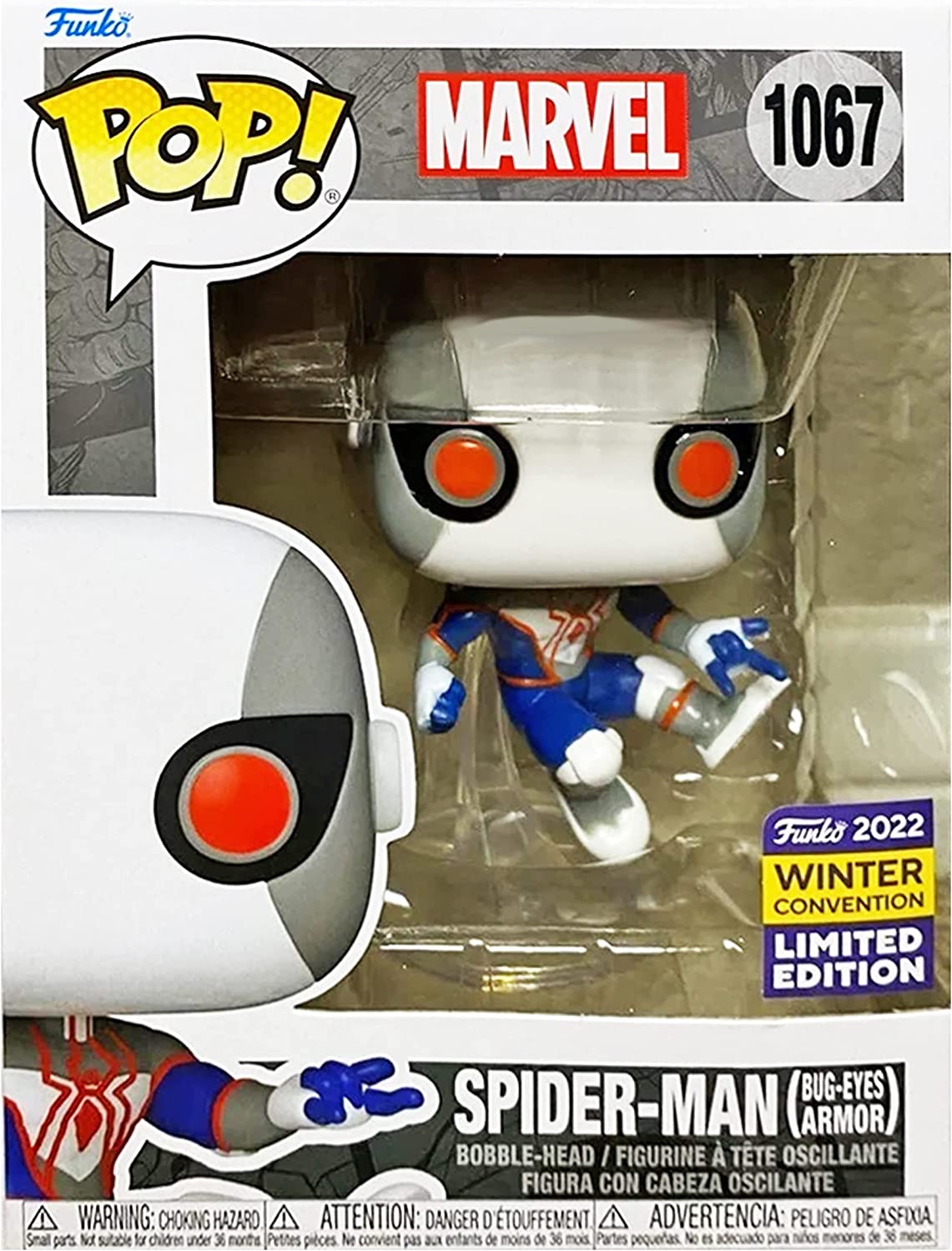 Funko Pop! Marvel: Spider-Man (Bug-Eyes Armor) - Smartoys Exclusive 1067